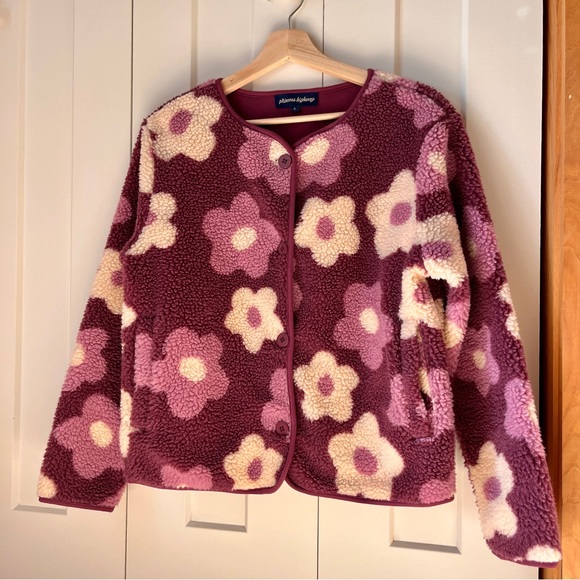 Princess Highway Jackets & Blazers - Princess Highway Size 4 Purple Floral Jacket